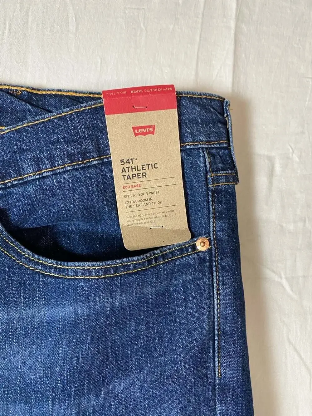 Levi's 541 Athletic Taper Jeans 54 x 30 Big & Tall Stretch (1317)